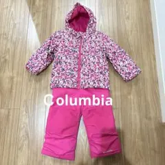 Columbia キッズ スキーウェア 上下セット ピンクのサムネイル