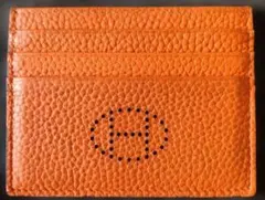 け*う様 HERMES 名刺入れ カードケース オレンジ け*う様 HERMES 名刺入れ カードケース オレンジ - メルカリ