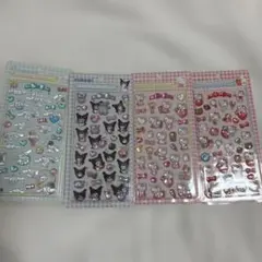 サンリオ　 ボンボンドロップシール　4枚セット
