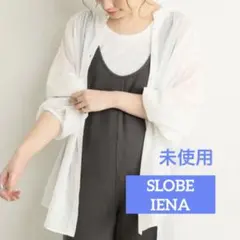 【未使用】スローブイエナ ボイルギャザーチュニックブラウス　白