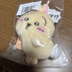 ちいかわ うさぎだらけくじ E賞 ぬいぐるみバッジ ハァ！？