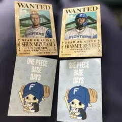 ONE PIECE BASE DAYS WANTEDステッカー2枚セット