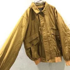 90ｓ ダービージャケット ブルゾン マスタード レアカラー ヴィンテージ Ｌ