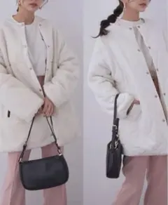 リバーシブル ボア　ジャケット