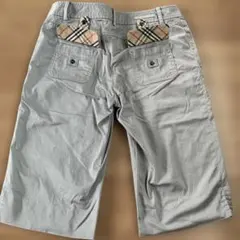 バーバリーゴルフ　ハーフパンツ　夏　グレー　サイズ7