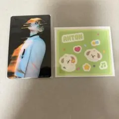 RIIZE オンラインくじ アントン ステッカー クリアカード