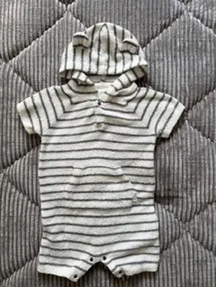 gelato pique ストライプロンパース 70〜80