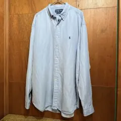 【90s】Ralph Lauren BLAKE シルクリネン　長袖シャツ