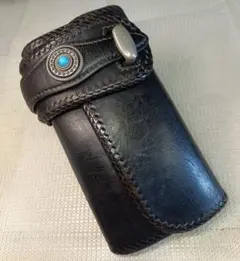 肉厚 Prata Do Leste カービング ライダースウォレット 長財布 肉厚 Prata Do Leste カービング ライダースウォレット 長財布