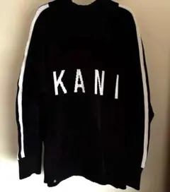 KARLKANI カールカナイ　セーター ニット　ＸＬ　ブラック