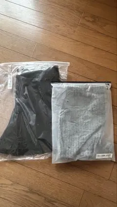 SHEIN ショートパンツ 短パン ブラック グレーニットショートパンツ