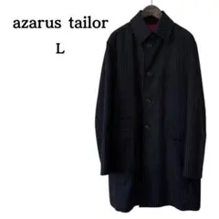 訳あり【azabu tailor】ピンストライプ ステンカラーコート