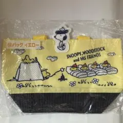 新品未開封 スヌーピー ウッドストック マチ付きトートバッグ サンリオくじ