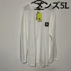 【新品】大きいサイズ5L☆LOGOS Park ロンT カットソー☆ホワイト