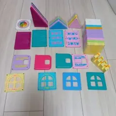 ピープル　ピタゴラス　とけいハウス　キャッスル　まとめ売り　マグネットブロックのサムネイル