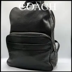 COACH バックパック リュック オールレザー ブラック A4 72082のサムネイル