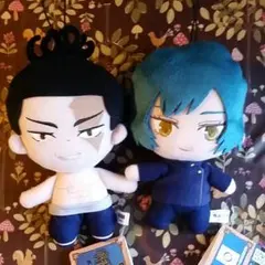 呪術廻戦 フリュー ぬいぐるみ 2点セット 東堂 葵 禪院 真依