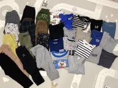 【まとめ売り】男の子 80サイズ 30点 長袖長ズボン 半袖下着 保育園