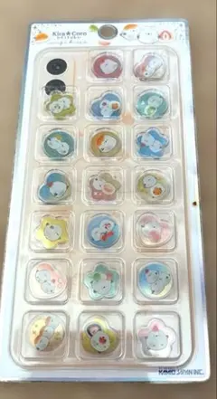 【新品】キラコロおはじきシール シマエナガ だいふく　国内正規品　カミオジャパン