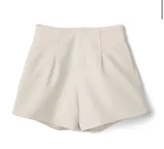 GRL タックハイウエストショートパンツ[at1744] アイボリー　S
