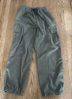 グローバルワーク オリーブグリーン カーゴパンツ 150