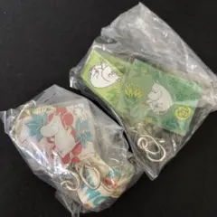 MOOMINストラップコレクション2 ムーミンアイボリー　グリーン　2種セット