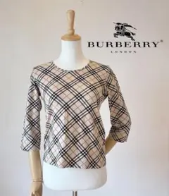 ✨極美品✨Burberry バーバリー　トップス　ノバチェック　ストレッチ　M
