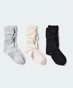 新品未使用 UNIQLO ルーズソックス 3色