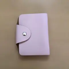 ピンク 合成皮革 カードケース