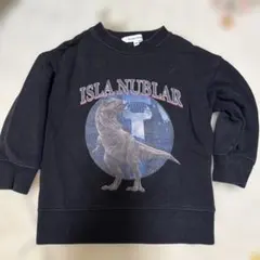 グローバルワークス　ジェラシックワールド　恐竜トレーナー 100 ブラック