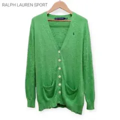 RALPH LAUREN SPORT コットン リネン カーディガン 麻混 Sのサムネイル