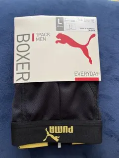 PUMA ボクサーパンツ Lサイズ ブラック メンズ