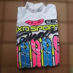 AXO SPORT モトクロスジャージ 長袖 オレンジ ホワイト 美品90年代