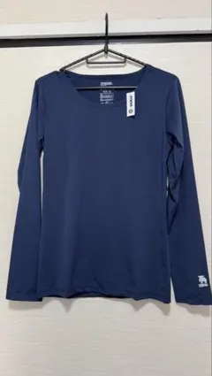 [新品•タグ付]moz swedenレディース 長袖カットソー ネイビーMサイズ