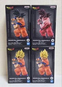 ドラゴンボールZ DRAGONBALL SPIRITFLICKS孫悟空4種セット