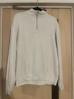 GAP ハーフジップスウェット ホワイト