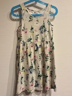 H&M 花柄 ノースリーブワンピース 130