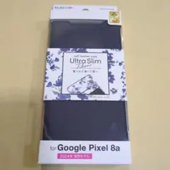 ELECOM Google Pixel 8a 手帳型ケース ネイビー