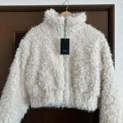 2トーンボアブルゾン