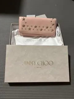 JIMMY CHOO ピンク 星型スタッズ 三つ折り財布 JIMMY CHOO（ジミーチュウ） 財布 三つ折り Jimmy Choo NEMO AOR