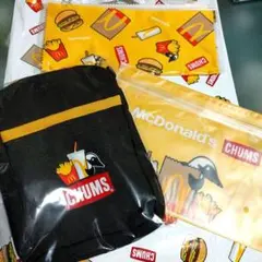 マクドナルド 2023福袋  CHUMS チャムス ポーチ バッグ クロス ♡
