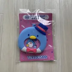 はぴだんぶい　当たりくじ　缶バッジ&ホルダー　タキシードサム