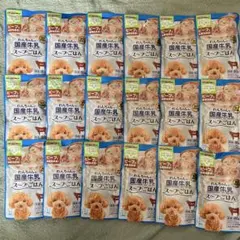 ドギーマン　わんちゃんの国産牛乳　スープごはん　80g 18袋のサムネイル
