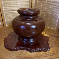 紅紫檀 火鉢 高さ約43cm 幅約67cm 天然木 おしゃれ 手あぶり 完成 紅紫檀 火鉢 高さ約43cm 幅約67cm 天然木 おしゃれ 手あぶり 完成品