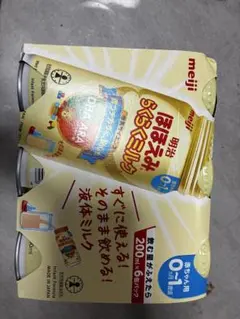 明治 ほほえみらくらくミルク 200ml×6本入り