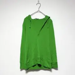 RALPH LAUREN グリーン　長袖ニットパーカー　Sのサムネイル