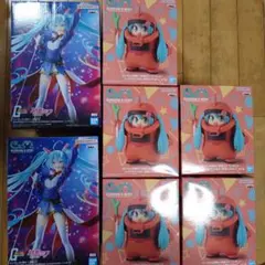 初音ミク　ガンダム　プライズ　フィギュア　まとめ売り　7体セット
