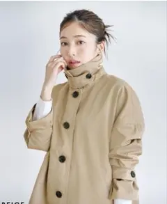 【HARUKA DESIGN】2way Aライントレンチコートのサムネイル