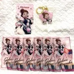 ヒロアカ　お茶子　カップケーキ　クリアカード　キャンディ風キーホルダー