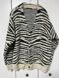 モヘア風　カーディガン